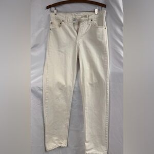 Vintage 90’s Levi's Off-White 100% Cotton Jeans